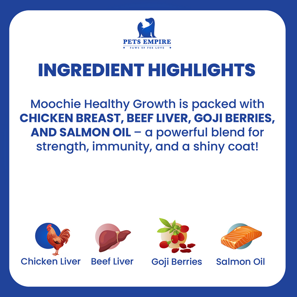 Moochie Healthy Growth Casserole with Chicken Gravy Puppy Dog Wet Food