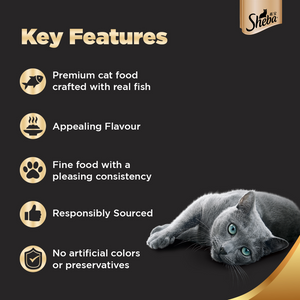 Sheba Pure Tuna Filets in Jelly Premium Cat Wet Food