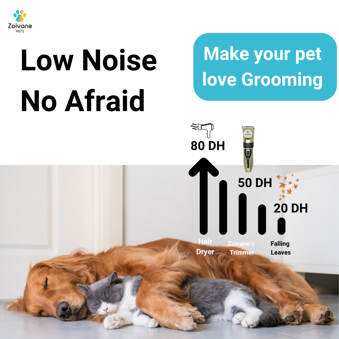 Zoivane Trimmer for Dogs (Brown) Dogs-Grooming Supplies Zoivane