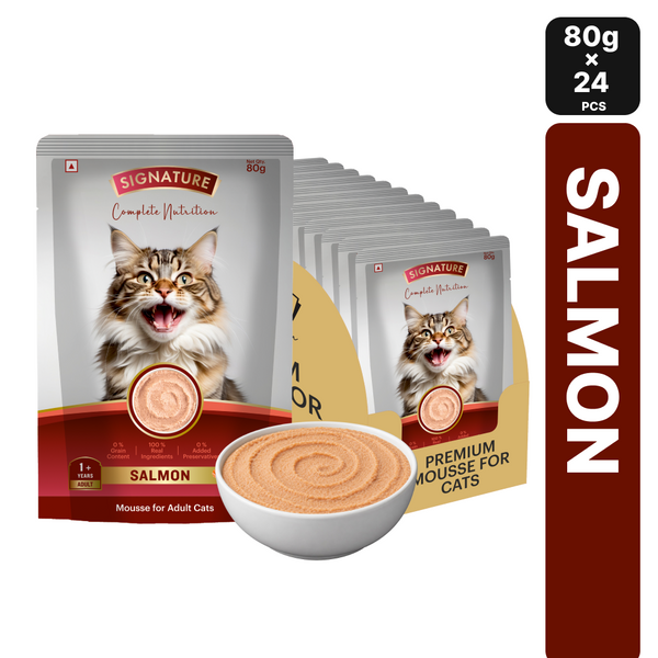 Signature Grain Zero Salmon Mousse Adult Cat Wet Food