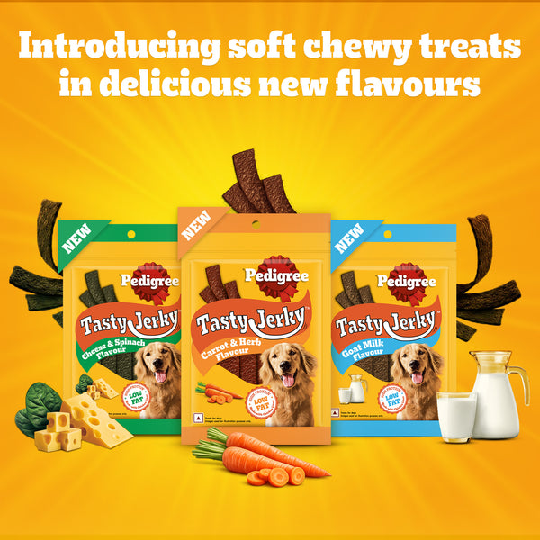 Pedigree Carrot & Herb Tasty Jerky Dog Treats