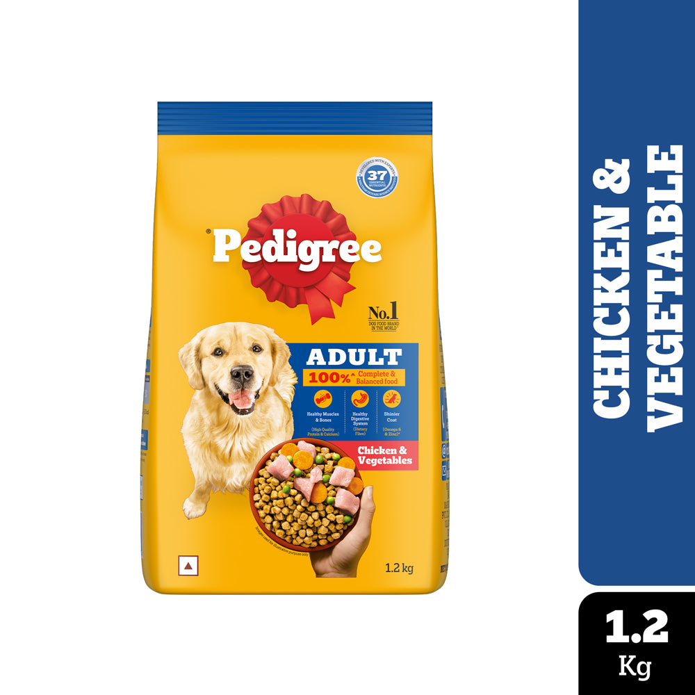 Pedigree Chicken and Vegetables Adult Dog Dry Food