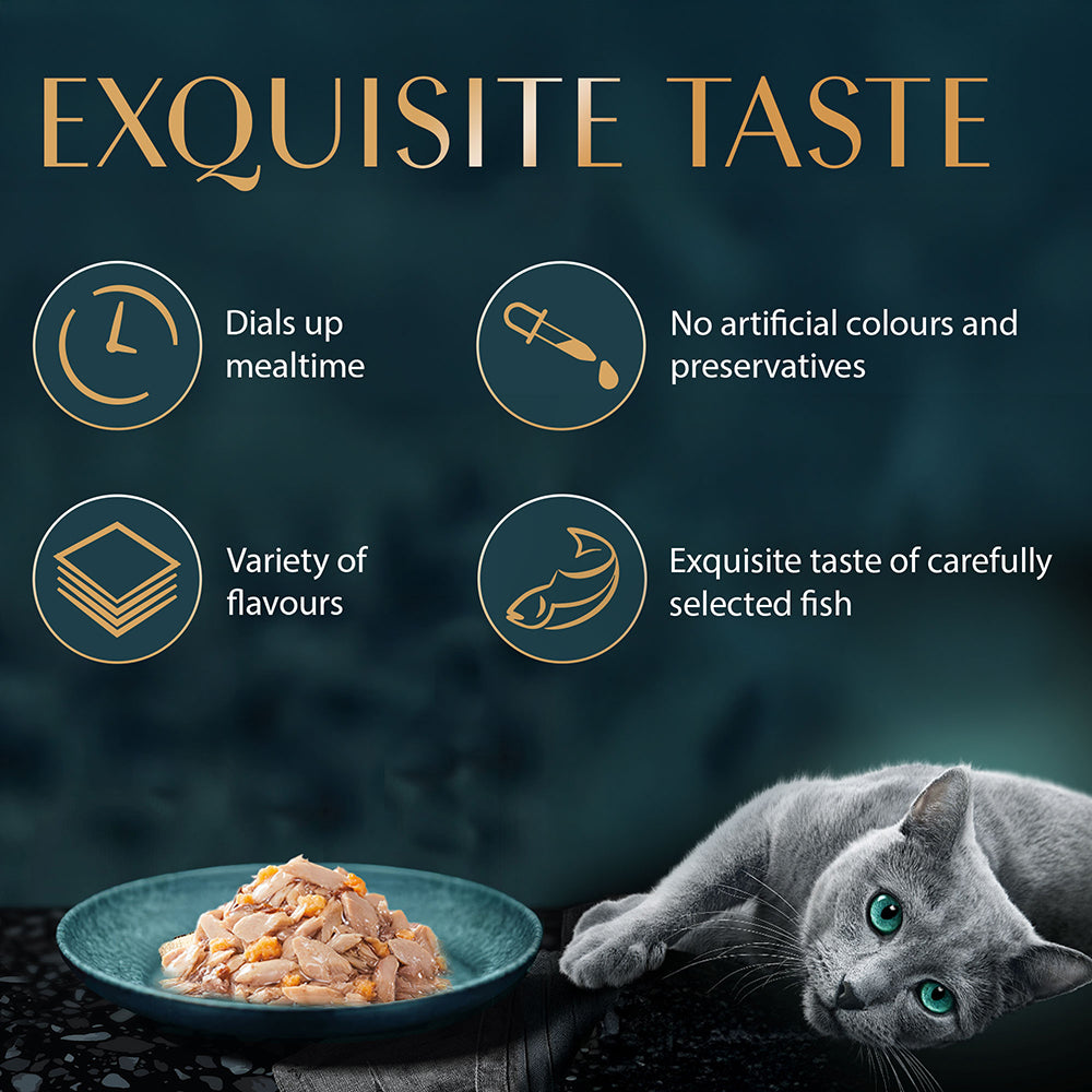 Sheba Skipjack & Salmon Fish Mix Cat Wet Food Cats-Wet Food Sheba