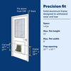 PetSafe Staywell Aluminium Medium Pet Door for Dogs and Cats (White) Dogs-Toys Petsafe Dropship