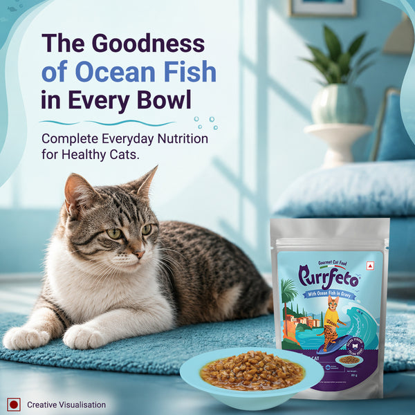 Purrfeto Ocean Fish in Gravy Adult Cat Wet Food