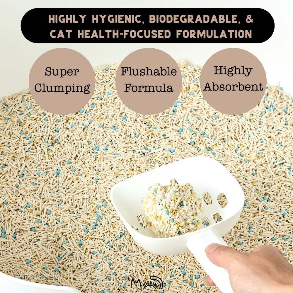 Gishiki Health Pro Premium Tofu Unscented Cat Litter with Add Ins Cats-Litter Gishiki