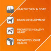 Drools Absolute Salmon Oil Syrup Supplement and Vitamin Supplement Tablets for Dogs Combo Dogs-Health & Wellness Drools