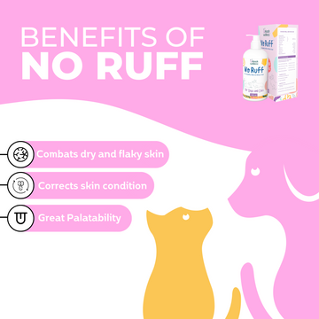 Unleash Wellness No Ruff for Healthy Skin and Shiny Coat Supplements for Dogs and Cats