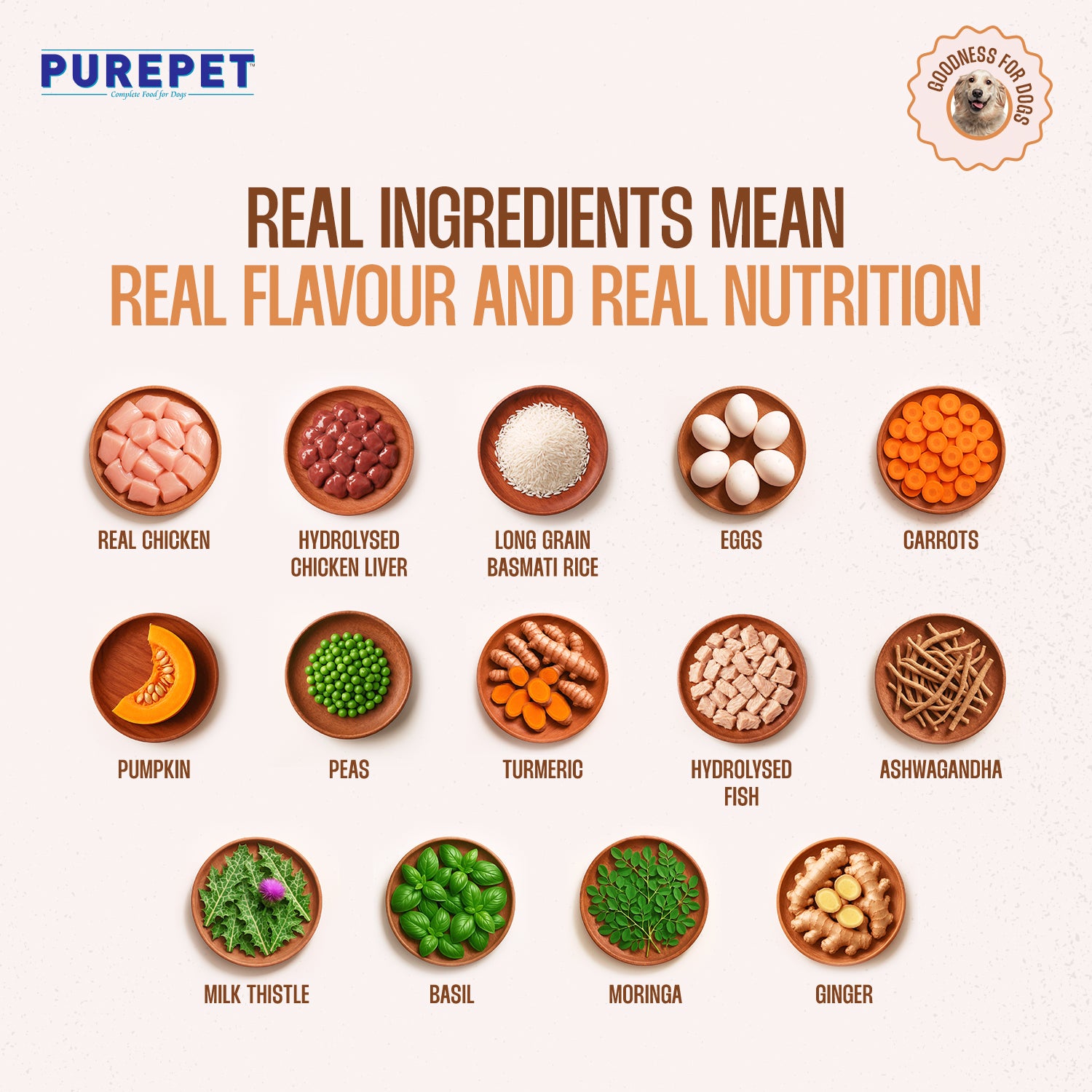 Purepet Chicken and Pumpkin Fresh Food for Dogs Sample Purepet