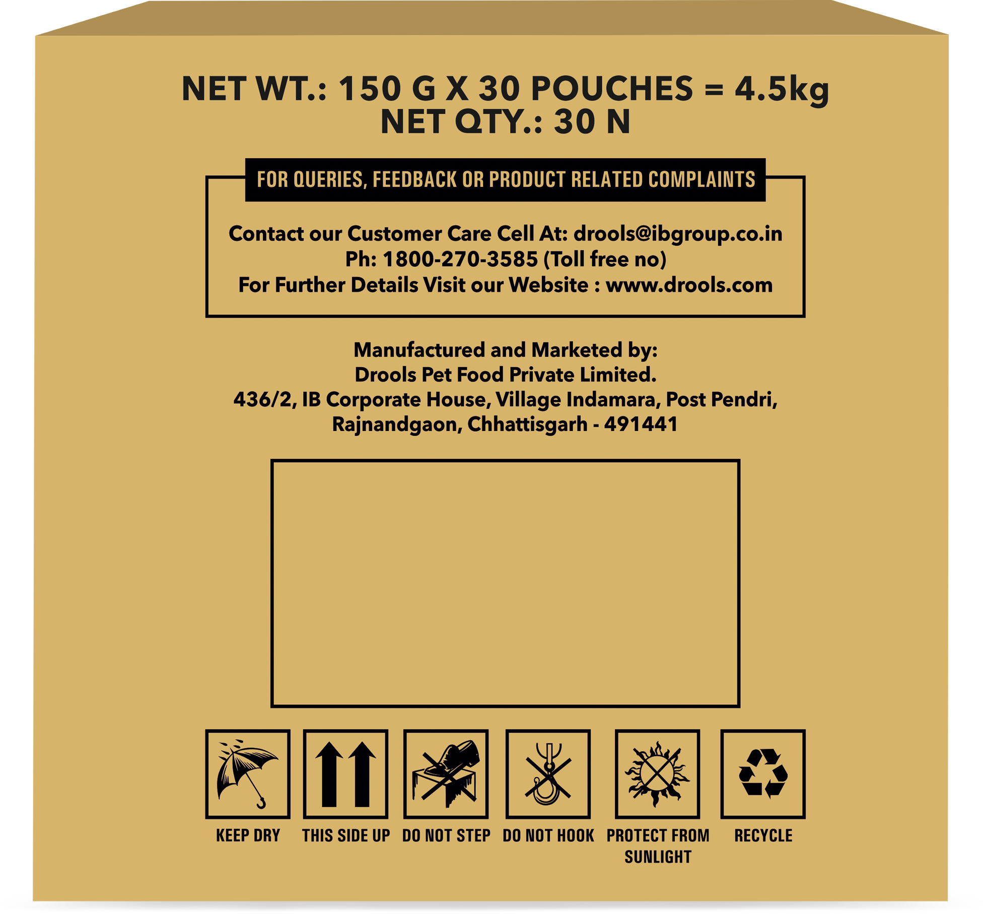 Drools Real Chicken & Chicken Liver Chunks in Gravy Puppy Dog Wet Food Dogs-Wet Food Drools