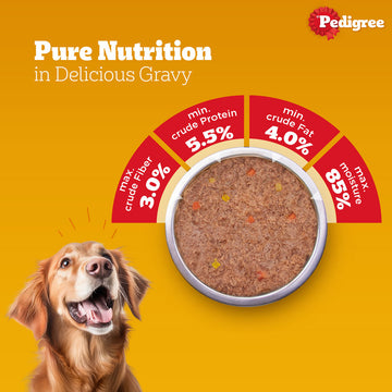 Pedigree Chicken Grilled Liver in Loaf with Vegetables Adult Dog Wet Food