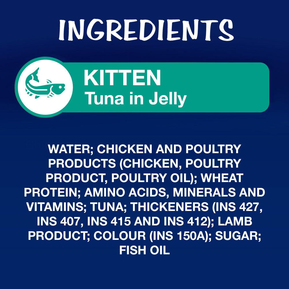 Purina Felix Tuna with Jelly Complete and Balanced Kitten Wet Food Cats-Wet Food Felix