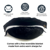 Petter World Anxiety Relieving Donut Bed for Dogs and Cats (Charcoal) Both-Bedding, Mats & Travel Supplies Petter World Dropship