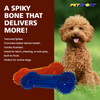Petsport Gorilla Spiky Bone Toy for Dogs (Blue & Red) Dogs-Toys Petsport