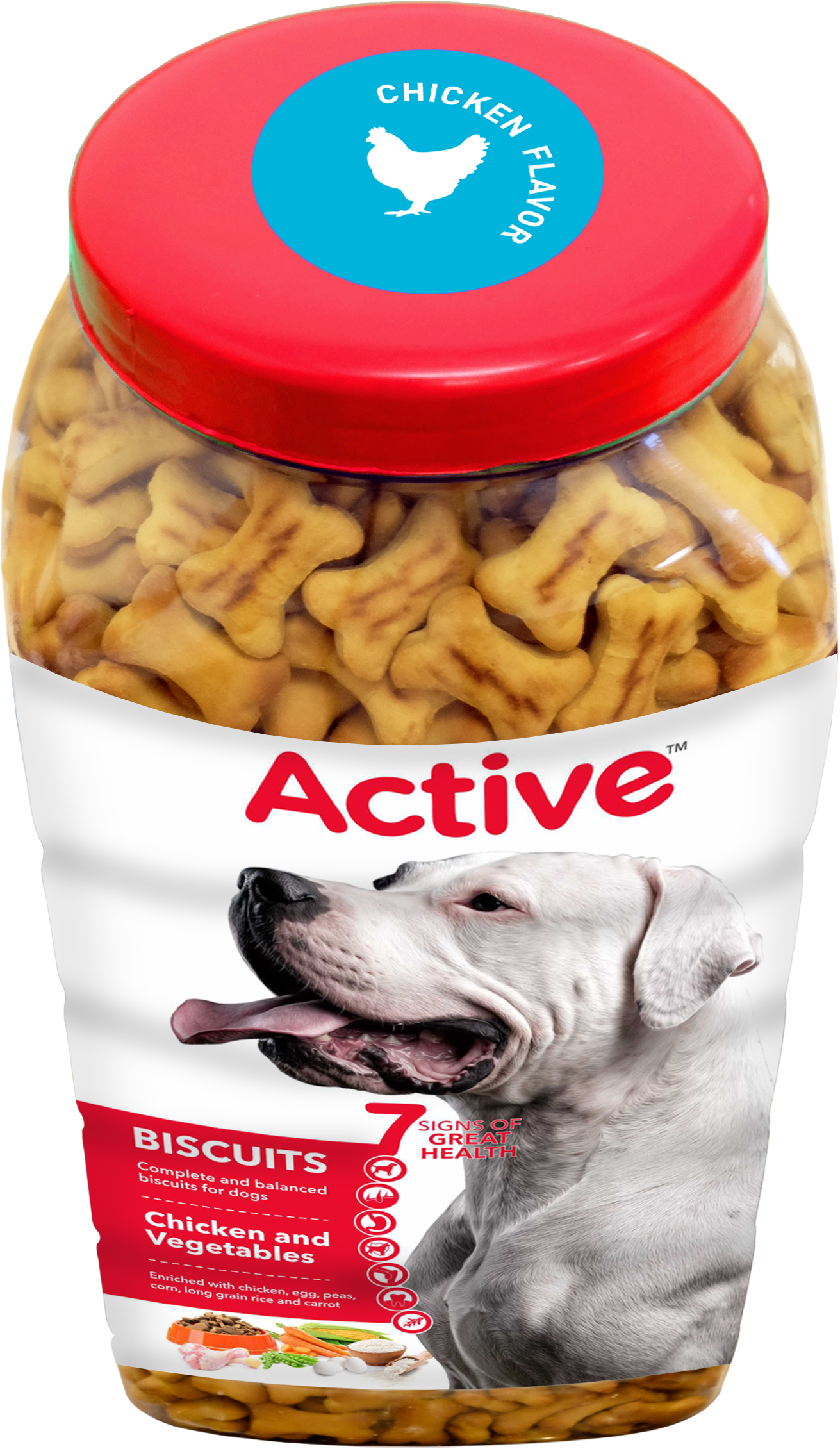 Active Chicken and Vegetables Biscuit Dog Treats (Buy 1 Get 1) Dog Treats + Others Active