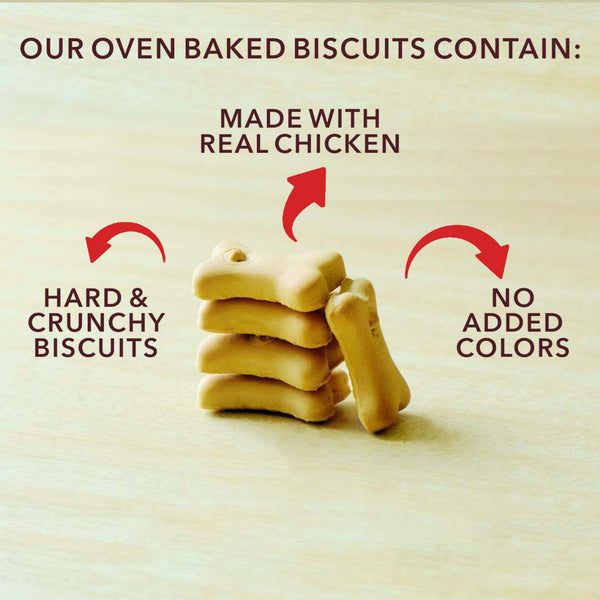 Active Chicken Flavour Biscuit Dog Treats