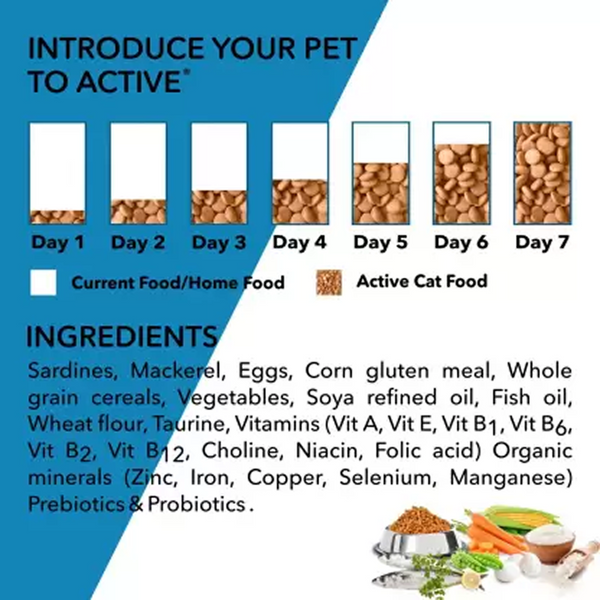 Active Ocean Fish Adult Cat Dry Food