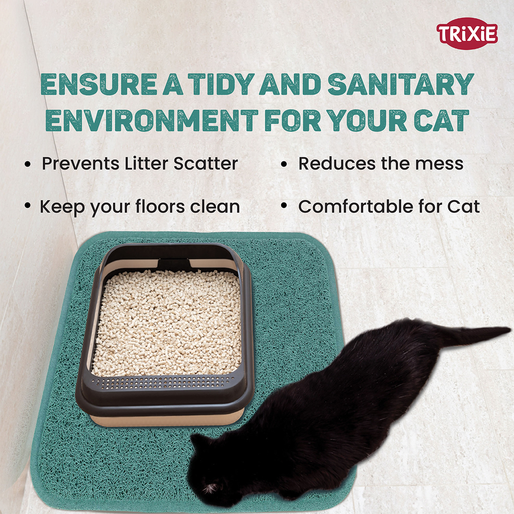 Trixie litter Tray Mat for Cats (Sage) Litter Supplies Trixie