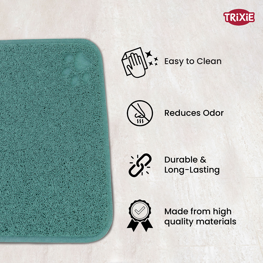 Trixie litter Tray Mat for Cats (Sage) Litter Supplies Trixie