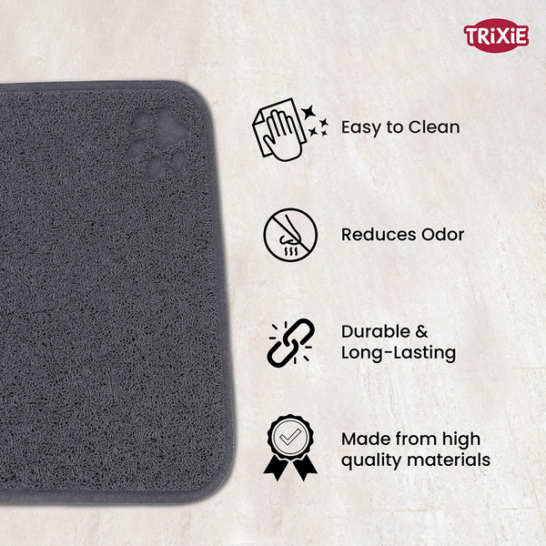 Trixie litter Tray Mat for Cats (Anthracite)