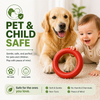 Talking Dog Club Ringa a Ring Natural Rubber Chew Toy for Dogs (Red) Dogs-Toys Talking Dog Club Dropship