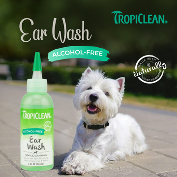 Tropiclean Alcohol Free Ear Wash for Dogs and Cats