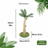FurryLiving Coconut Tree Scratching Post with Hanging Ball Toy for Cat Cats-Toys FurryLiving Dropship
