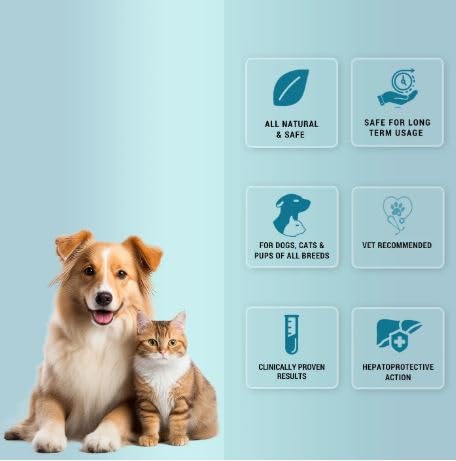 Natural Remedies Hep N sure Tablets for Dogs and Cats