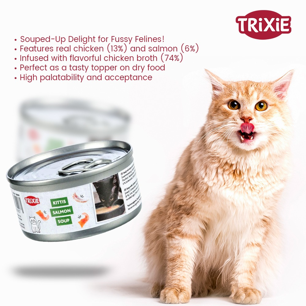 Trixie Kitts Salmon Soup for Cats Cats-Treats & Others Trixie