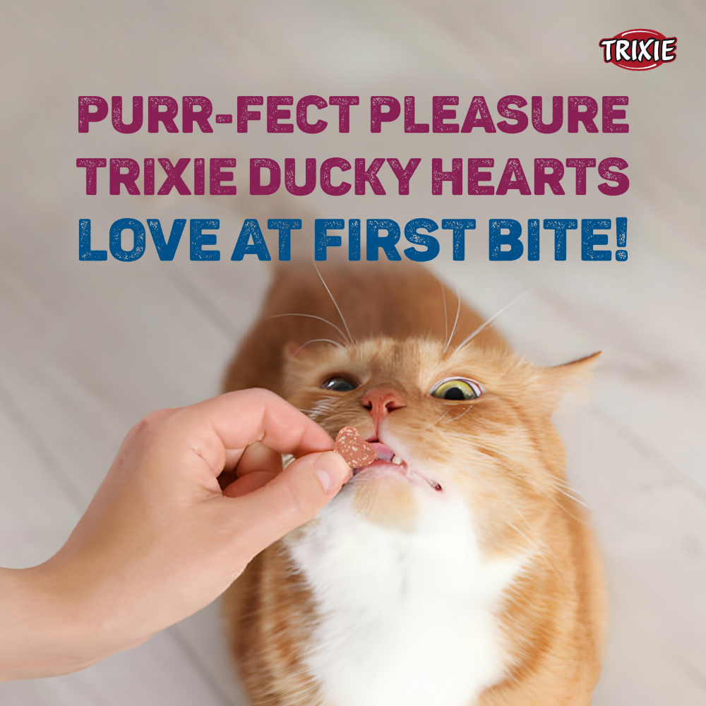 Trixie Premio Ducky Hearts Cat Treats