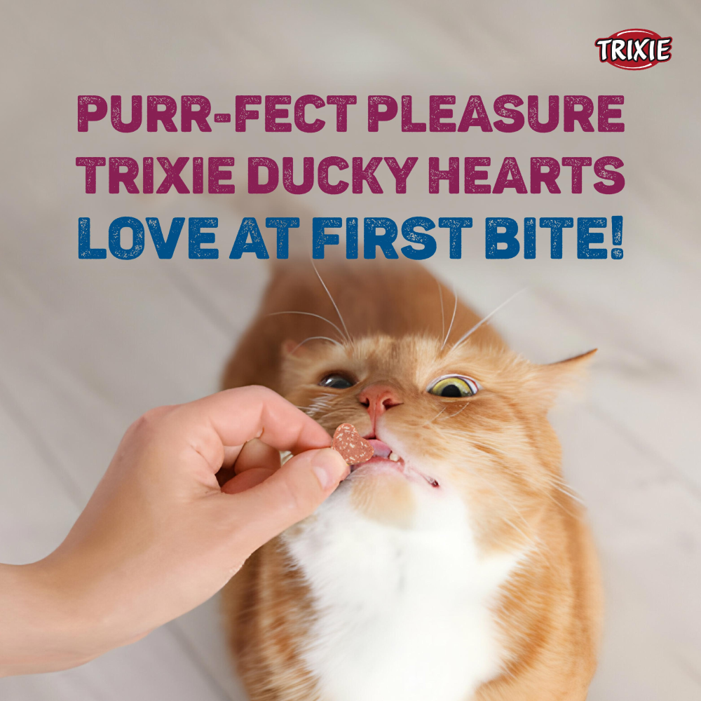 Trixie Premio Chicken Cubes and Ducky Hearts Cat Treats Combo Cats-Treats & Others Trixie