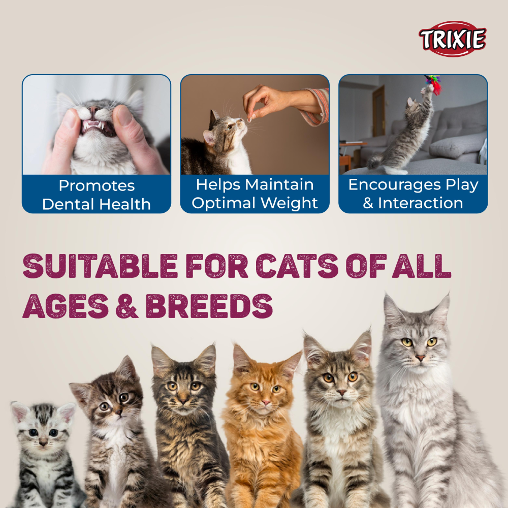 Trixie Premio Chicken Cubes and Ducky Hearts Cat Treats Combo Cats-Treats & Others Trixie