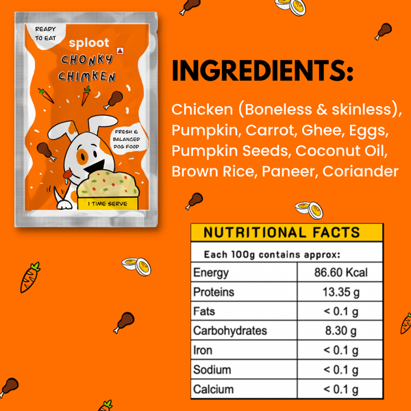 Sploot Meals Mix Recipe Dog Wet Food