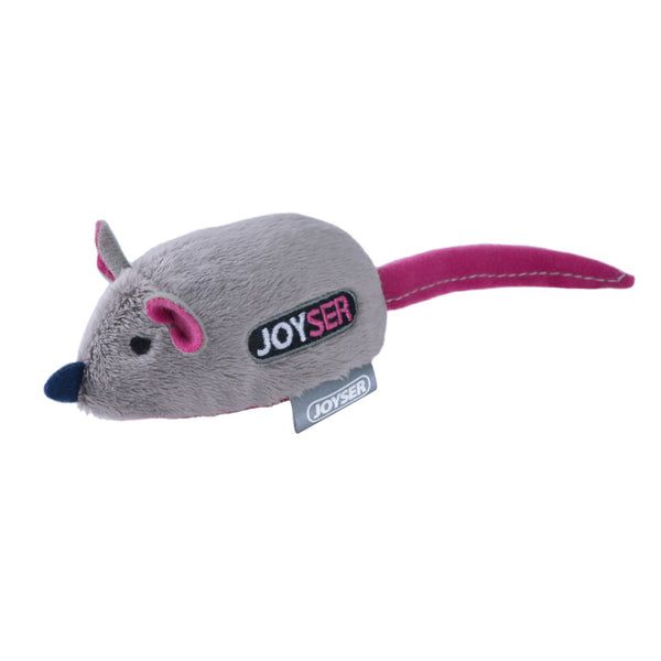 Joyser Cat Mouse Toy with Sound Chip for Cats (Grey)