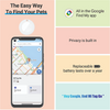 Mitag Go Anti Loss Device with Keychain for Dogs and Cats (White) | Android