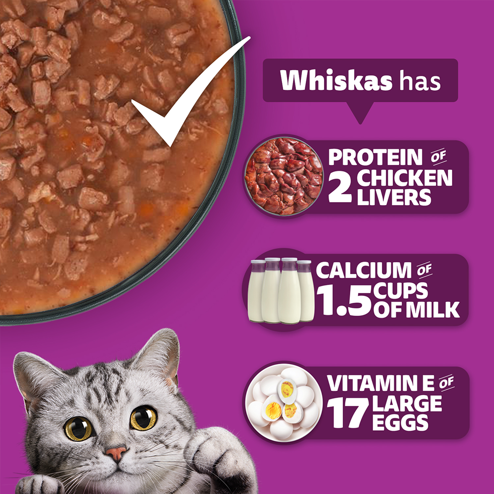 Whiskas Chicken in Gravy Adult Cat Wet Food Cats-Wet Food Whiskas