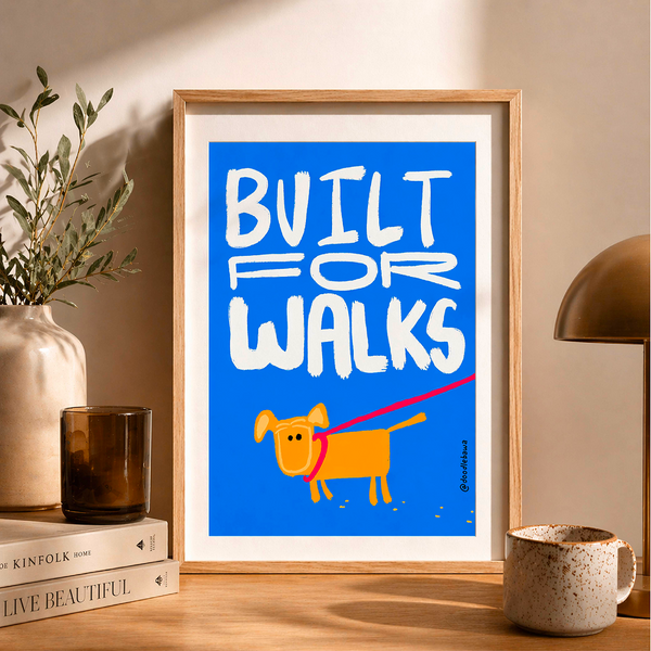 Doodlebawa Dog Life Cool Art Poster (Set of 4)