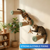Furrlovers Wall Mounted Scratching Pole with Natural Jute for Cats (Green) Cats-Toys Furrlovers Dropship