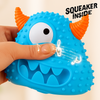 Talking Dog Club Monster Head Tough Rubber Chew Toy for Dogs (Blue) Dogs-Toys Talking Dog Club Dropship