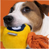 Joyser Cageball Rubber Ball with Robot for Dogs (Yellow/Blue) Dogs-Toys Joyser