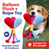 Pawgypets Balloon Plush with Rope Toy for Dogs Dogs-Toys Pawgypets Dropship