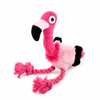 Talking Dog Club Flamingo Ultrasonic Plush & Rope Toy for Dogs Dogs-Toys Talking Dog Club Dropship