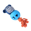 Joyser Cageball Rubber Ball with Bear for Dogs (Dark Blue) Dogs-Toys Joyser