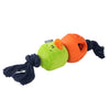 Joyser Cageball Rubber Ball with Duck for Dogs (Yellow/Blue) Dogs-Toys Joyser