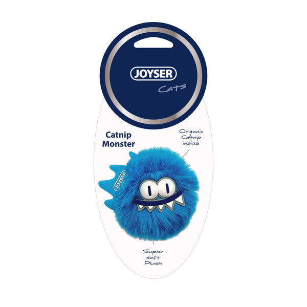 Joyser Cats Monster Plush Toy for Cats (Blue)