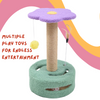 FurryLiving Bloom Multi Level Cat Tree Scratcher 3 in 1 Interactive Toy Tower for Cats Cats-Toys FurryLiving Dropship