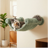 Furrlovers Wall Mounted Hammock with Plush Fabric for Cats (Green) Cats-Toys Furrlovers Dropship 16x10in
