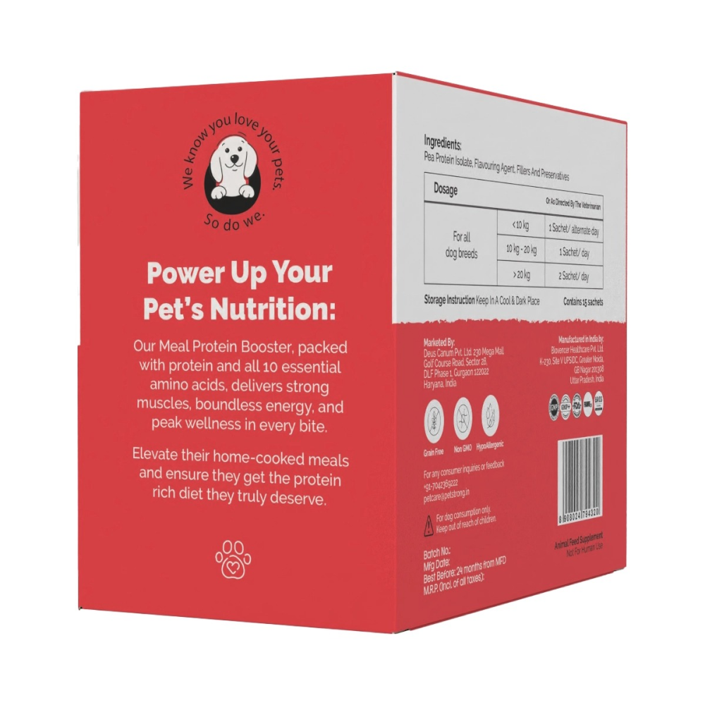 PetStrong Chicken and Rice Fresh Food and 2.2  Meal Protein Booster for Dogs Combo