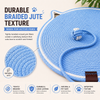 Talking Dog Club Rope Scratching Mat for Cats (Blue) Cats-Toys Talking Dog Club Dropship