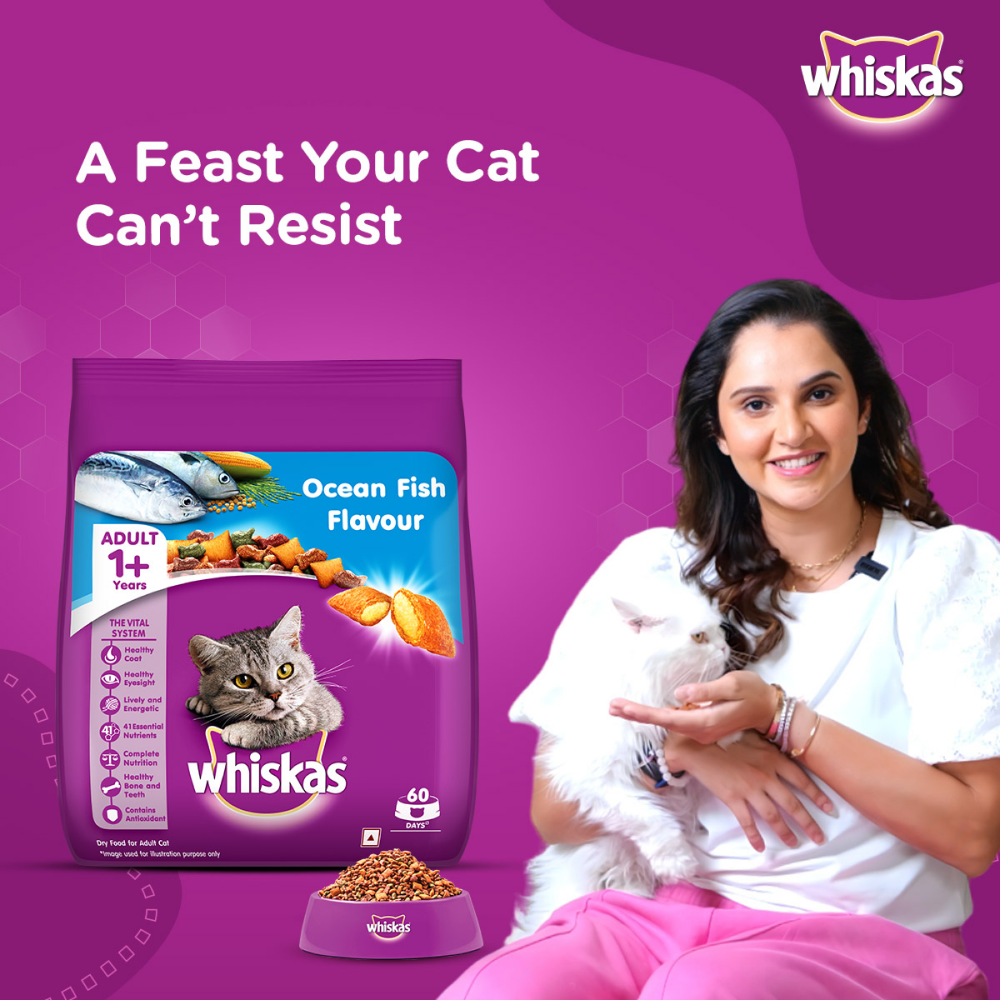 Whiskas Ocean Fish Flavour Adult Cat Dry Food